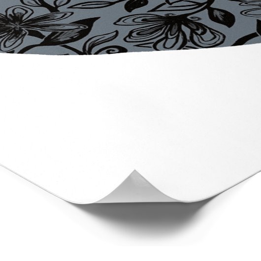 Een chique winderige dag Mode illustratie Poster (Hoek)