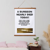 EEN CHIRURG IS VANDAAG BIJNA OVERLEDEN HANGEND WANDKLEED (Slaapkamer)