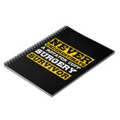 Een chirurgische ingreep met een rotator nooit ond notitieboek (Linkerzijde)