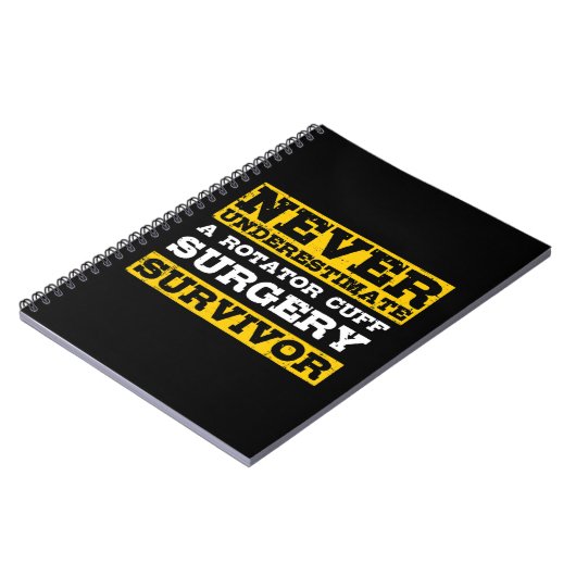 Een chirurgische ingreep met een rotator nooit ond notitieboek (Linkerzijde)