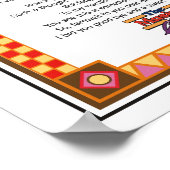 Een Chocolade Farewell Poster (Hoek)