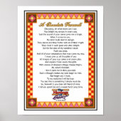 Een Chocolade Farewell Poster (Voorkant)