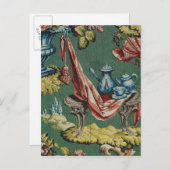 Een chocoladepot en een theepot briefkaart (Voorkant / Achterkant)