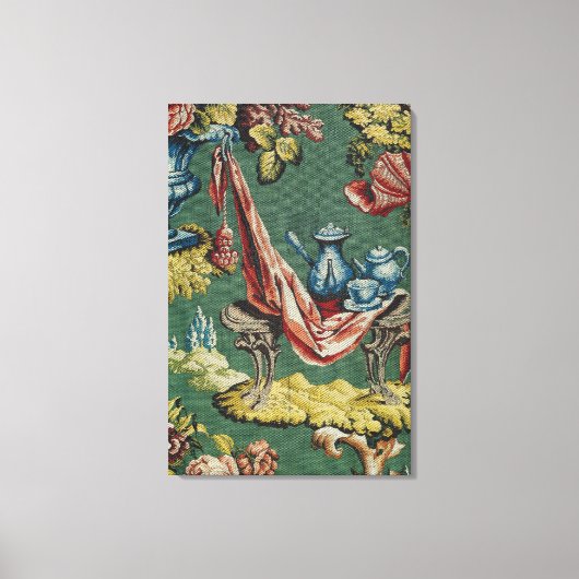 Een chocoladepot en een theepot canvas afdruk (Voorkant)