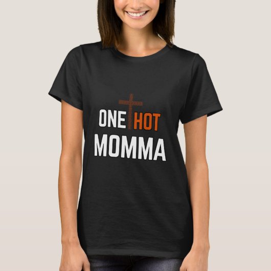 Een Christelijk shirt van een warme mama (Voorkant)