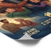 Een christelijke man poster (Hoek)