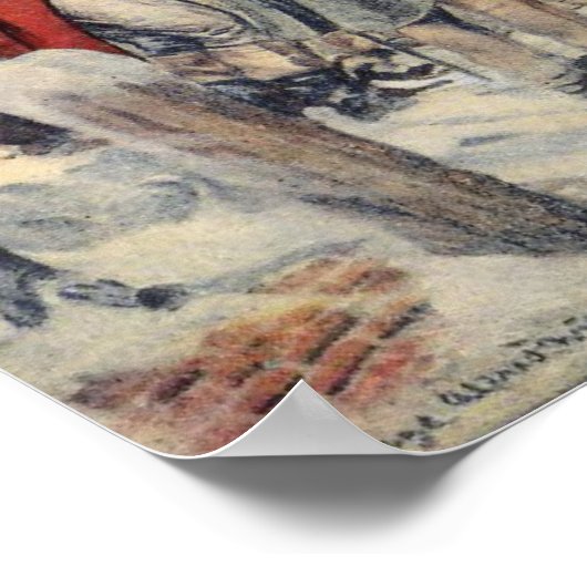 Een CHRISTMAS CAROL Hij was Tim's bloedpaard Poster (Hoek)