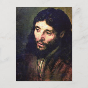 Een Christus na het leven door Rembrandt Briefkaart