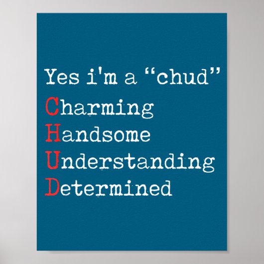 Een chud charmante knappe begripvolle vastberaden poster (Voorkant)