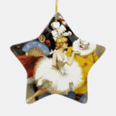 Een circus van dansers keramisch ornament (Voorkant)