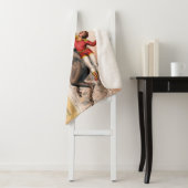 Een circusartiest die op een springpaard rijdt sherpa deken (In situ)