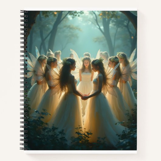 Een cirkel van feeën notitieboek (Voorkant)