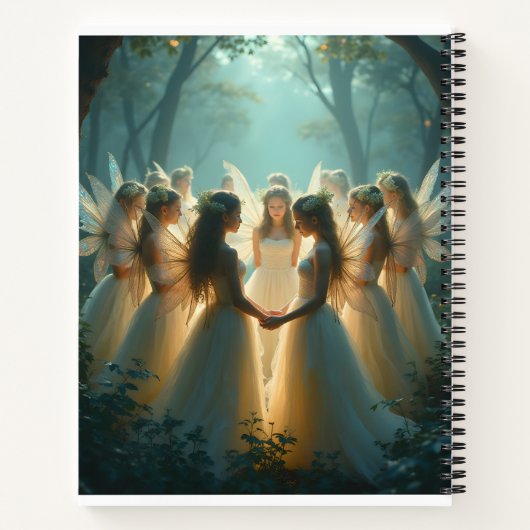 Een cirkel van feeën notitieboek (Achterkant)
