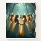 Een cirkel van feeën spiraal Notitieboek (Achterkant)