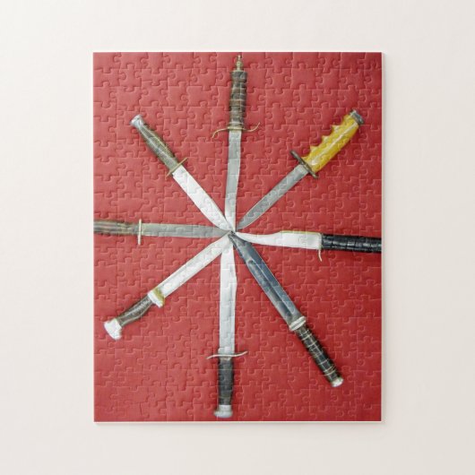 Een cirkel van kanonnen legpuzzel (Verticaal)