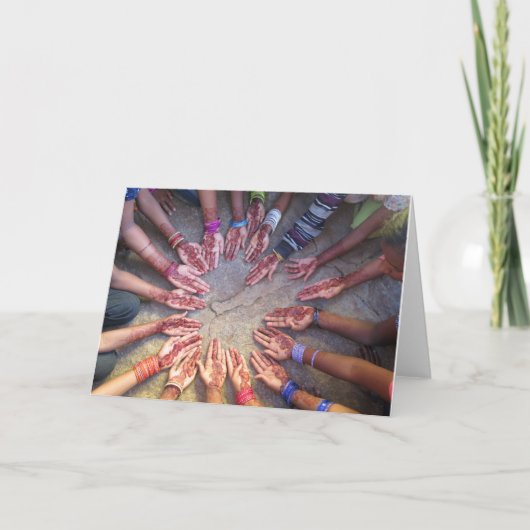 Een cirkel van Zusters Bedankkaart (Voorkant)