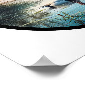 Een cirkelvormig 3D-Afbeelding van een prachtige C Poster (Hoek)