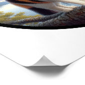 Een cirkelvormig 3D-afbeelding van een prachtige C Poster (Hoek)