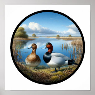 Een cirkelvormig 3D-Afbeelding van een prachtige C Poster