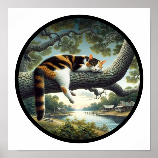 Een cirkelvormig 3D-afbeelding van een prachtige C Poster (Voorkant)