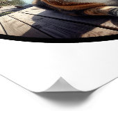 Een cirkelvormig 3D-afbeelding van een prachtige C Poster (Hoek)