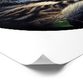 Een cirkelvormig 3D-Afbeelding van een prachtige M Poster (Hoek)