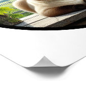 Een cirkelvormig 3D-Afbeelding van een prachtige S Poster (Hoek)