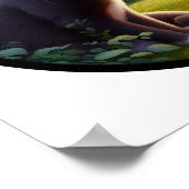 Een cirkelvormig 3D-Afbeelding van een prachtige T Poster (Hoek)