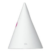 Een cirkelvormige logo met een hartsymbool, embody feesthoedjes (Rechts)