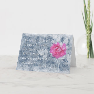 Een citaat van Albert Camus Kaart