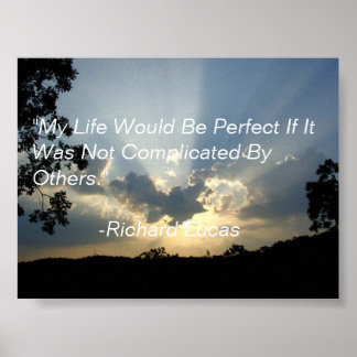 Een citaat van een wijze man... poster