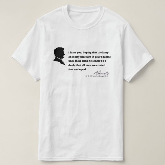 Een citaat van Lincoln (02) T-shirt (Design voorkant)