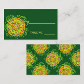 Een citrusbloem Moderne rustieke Bloemen Plaatskaartje (Voorkant / Achterkant)