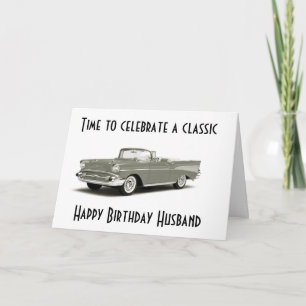 EEN CLASSIC BIRTHDAY" NAAR EEN "CLASSIC HUSBAND** KAART