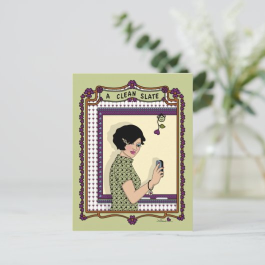 Een Clean Slate_A_ Briefkaart (Staand voorkant)
