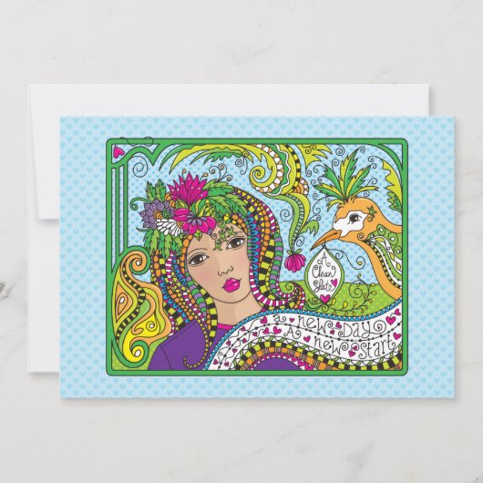 Een Clean Slate_Flat-kaart 7 x 5 inch (Voorkant)