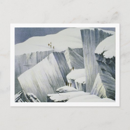 Een Cliff overstijgen, van 'A Narrative of an Asce Briefkaart (Voorkant)