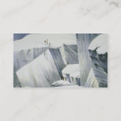 Een Cliff overstijgen, van 'A Narrative of an Asce Visitekaartje (Achterkant)