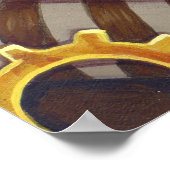 Een Clockwork Valentijn steampunk fee Art Print (Hoek)