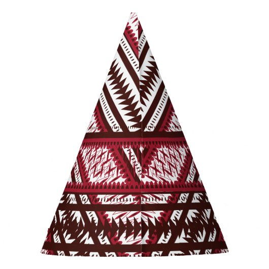 Een close-up afbeelding van een kleurrijk scherm m feesthoedjes (Achterkant)