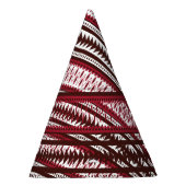 Een close-up afbeelding van een kleurrijk scherm m feesthoedjes (Rechts)