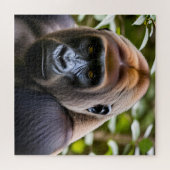 Een close-up portret van een gorilla legpuzzel (Horizontaal)