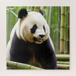 Een close-up portret van een Panda Legpuzzel