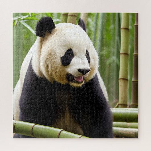Een close-up portret van een Panda Legpuzzel (Verticaal)