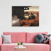 Een close-up uitzicht van de arm op de Mars van NA Canvas Afdruk (Insitu (Woonkamer))