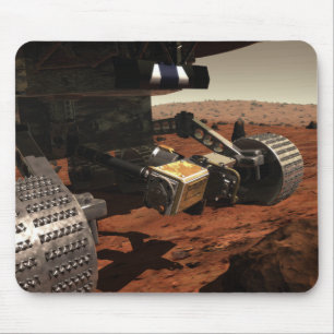 Een close-up uitzicht van de arm op de Mars van NA Muismat