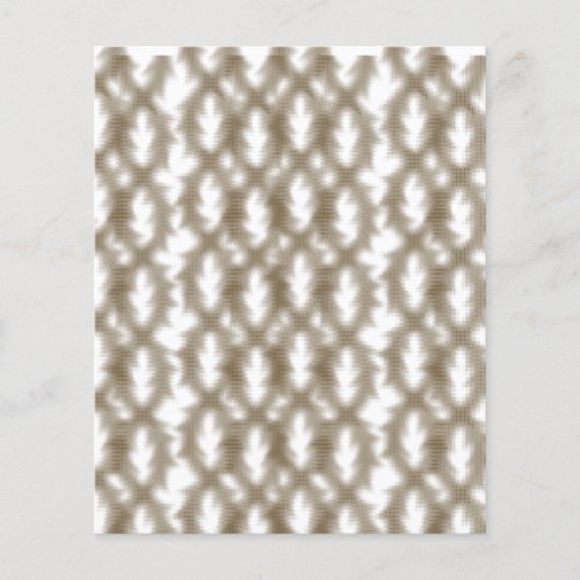 Een close-up uitzicht van een kriskras gaasrooster flyer (Voorkant)