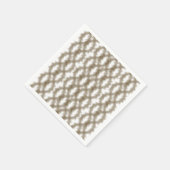 Een close-up uitzicht van een kriskras gaasrooster servet (Hoek)