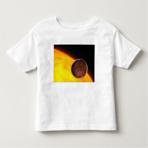 Een close-up van een buiten zonne-energie planeet kinder shirts