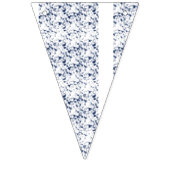 Een close-up van een hortensia toont zijn delicate vlaggetjes (Eerste vlag)